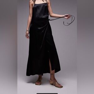Top shop black dress, size 2. New with tags!